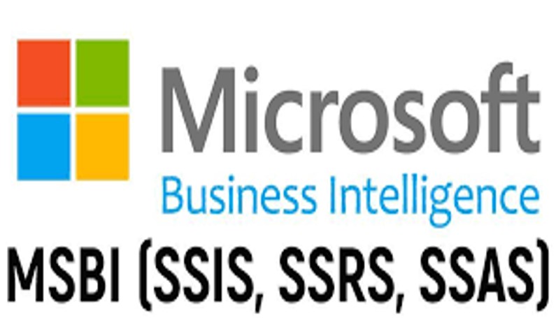 Logo Microsoft Business Intelligence : suite d’outils BI pour l’intégration, l’analyse et le reporting des données