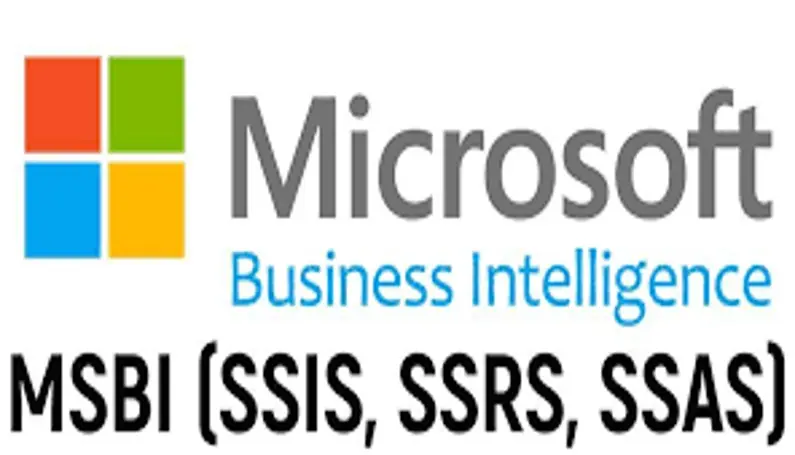Logo Microsoft Business Intelligence : suite d’outils BI pour l’intégration, l’analyse et le reporting des données